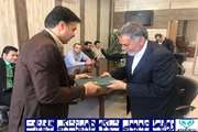 برگزاری مراسم تجلیل از همکار بازنشسته در شهرستان قاینات